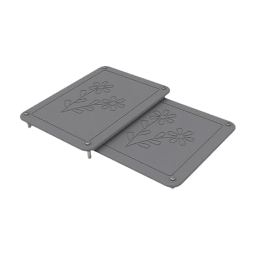 FytStycale 2Pcs Stein Abtropfmatte Abtropfgestell Schützen Oberfläche Hitzebeständig Rutschfest von FytStycale