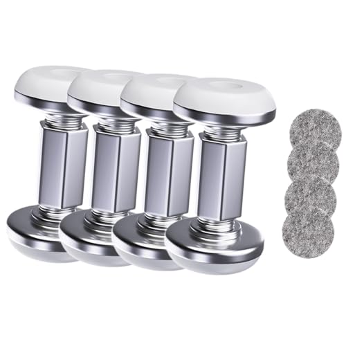 FytStycale 4 Stück Gewindebettgestell Kopfteilstopper Möbelverbinder Stabilisierendes Polster Anti Rutsch Möbelbefestiger Aus Legierung für Schlafzimmer Wohnzim, 56 Mm bis 76 Mm von FytStycale