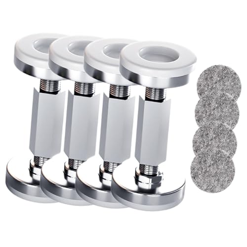 FytStycale 4 Stück Gewindebettgestell Kopfteilstopper Möbelverbinder Stabilisierendes Polster Anti Rutsch Möbelbefestiger Aus Legierung für Schlafzimmer Wohnzim, 93 Mm bis 120 Mm von FytStycale