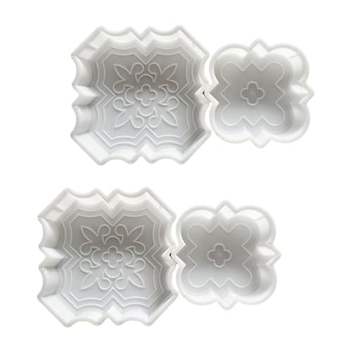 FytStycale 4Pcs Dekorative Blume Ziegel Modell Straße Pedal Fliesen Modelle Blume Design Modelle FytStycale 4Pcs Dekorative Blume Ziegel Modell Straße Pedal Fliesen Modelle Blume Design Modelle von FytStycale