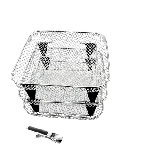 FytStycale Air Fryer Rack Dampfgarer Edelstahl für Küche Restaurant Home FytStycale Air Fryer Rack Dampfgarer Edelstahl für Küche Restaurant Home von FytStycale