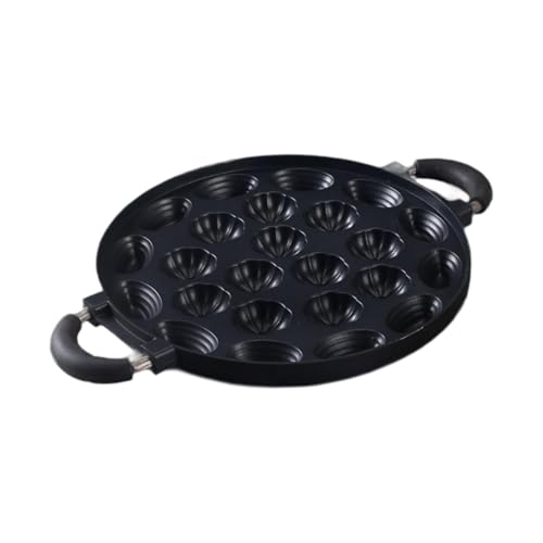 FytStycale Aluminium Donut Maker Pan Mini Waffel Kochplatte für Den Heimgebrauch, 24 Löcher von FytStycale