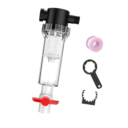 FytStycale Aquariumfilter Innenfilter Wasserfilter Pumpenfilter Fischbecken Reiniger Als Komplettes Installationskit mit Werkzeug Und Dichtungsband Als Geschenk, 20 Mesh von FytStycale