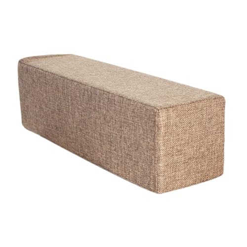 FytStycale Sofa-Armlehnenkissen, Lesekissen für Bett und Sofa, Keilkissen, Lendenkissen, Sofa-Armlehne, rechteckiges Sofakissen mit waschbarem Bezug für Sessel, Armlehne, Kopfteil, Braun von FytStycale