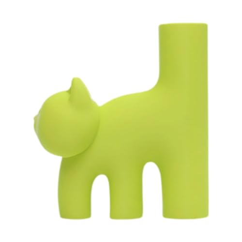 FytStycale Blumenvase in Tierform Eine Schlichte Tischvase Und Dekovase EIN Blumentopf Und Pflanzgefäß mit Glatter Oberfläche für Esstisch Und Veranstaltungen, Katze FytStycale Blumenvase in Tierform Eine Schlichte Tischvase Und Dekovase EIN Blumentopf Und Pflanzgefäß mit Glatter Oberfläche für Esstisch Und Veranstaltungen, Katze von FytStycale