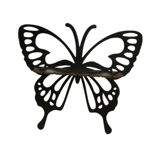 FytStycale Butterfly Eckregal Dekoratives Rack für Hauswärming Und Wandkunst, 33x27cm von FytStycale