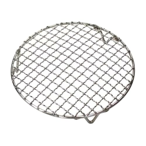 FytStycale Edelstahl Drahtröster Backregal einfaches sauberes Grilltopper Grill -Grill -Mesh für Wandertee Partys Party Picknick, 29.5 cm von FytStycale