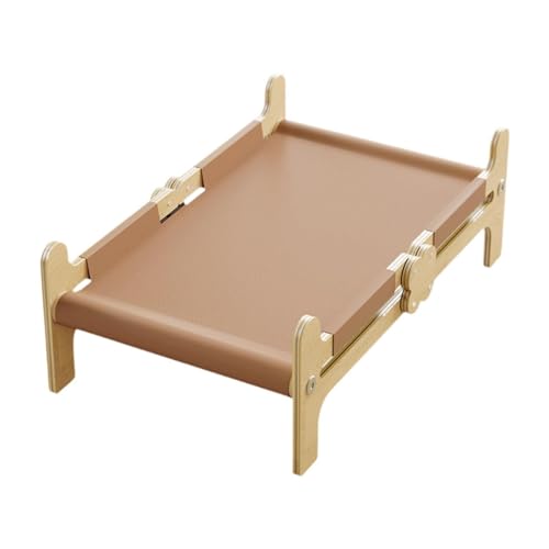 FytStycale Erhöhtes Katzenbett aus Holz, Schlafmöbel für Haustiere, geeignet für kleine und mittelgroße Tiere, Braun FytStycale Erhöhtes Katzenbett aus Holz, Schlafmöbel für Haustiere, geeignet für kleine und mittelgroße Tiere, Braun von FytStycale
