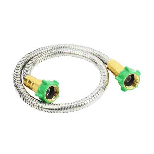 FytStycale Gartenschlauch Edelstahl Flexibler Verbindungsschlauch Wasserschlauch Adapter Leichtgewicht Kinkfrei Widerstandsfähig für Gartenarbeit Reinigung Outdo, Mehrfarbig, 5 Fuß FytStycale Gartenschlauch Edelstahl Flexibler Verbindungsschlauch Wasserschlauch Adapter Leichtgewicht Kinkfrei Widerstandsfähig für Gartenarbeit Reinigung Outdo, Mehrfarbig, 5 Fuß von FytStycale