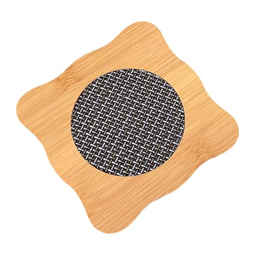 FytStycale Getränkehalter Aus Holz für Tischplatten mit Isolierfunktion, Quadrat von FytStycale