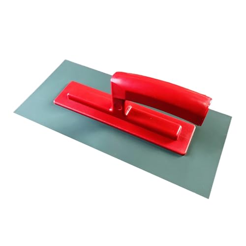 FytStycale Glättkelle Putzkelle Fliesenkelle Maurerkelle Aus Strapazierfähigem Pp Material mit Ergonomischem Griff für Bau Renovierung Heimwerkerprojekte, Rot von FytStycale
