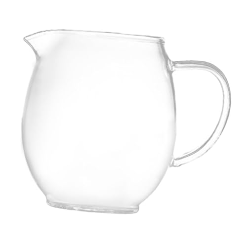 FytStycale Glas Milchkännchen mit Elegantem Design, 300ml 8.5cmx5cm von FytStycale
