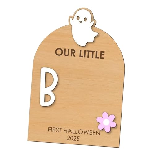 FytStycale Halloween Gedenktafel Tafel Als Erinnerungsstück Meilensteinkarte EIN DIY Schild Aus Holz für Bleibende Erinnerungen für Fotoaufnahmen, Teuflisch FytStycale Halloween Gedenktafel Tafel Als Erinnerungsstück Meilensteinkarte EIN DIY Schild Aus Holz für Bleibende Erinnerungen für Fotoaufnahmen, Teuflisch von FytStycale