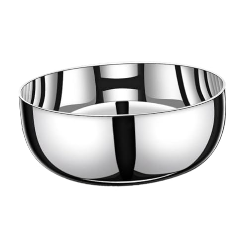 FytStycale Edelstahlschüssel Rührschüssel-Set für die Küche, Salatschüssel, Servierschüssel, Chipsschüssel stapelbar für die Zubereitung von Speisen, spülmaschinenfest, 30 cm von FytStycale