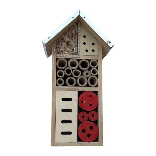 FytStycale Hölzernes Hängendes Bienenhaus Schutzholz Bienenkasten für Zieht Bestäuberbienen An FytStycale Hölzernes Hängendes Bienenhaus Schutzholz Bienenkasten für Zieht Bestäuberbienen An von FytStycale