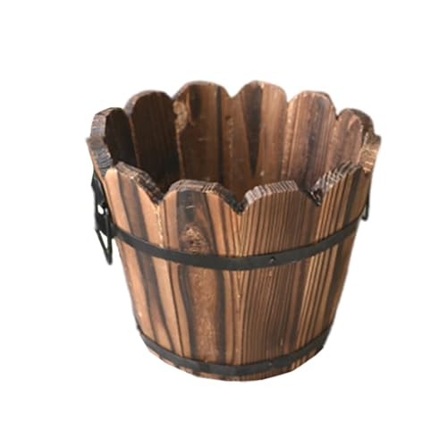 FytStycale Holz Eimer Pflanzer Anlage Container Einzigartige Ornament Dekorative Vielseitig Blume von FytStycale