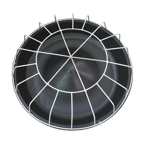 FytStycale Hühnerfutterautomat Futtertrog für Geflügel Und Futtereimer Futterstation Und Gänsefutterautomat mit Gitterverschluss Gegen Futterverlust für Die Tie, 18 Löcher FytStycale Hühnerfutterautomat Futtertrog für Geflügel Und Futtereimer Futterstation Und Gänsefutterautomat mit Gitterverschluss Gegen Futterverlust für Die Tie, 18 Löcher von FytStycale