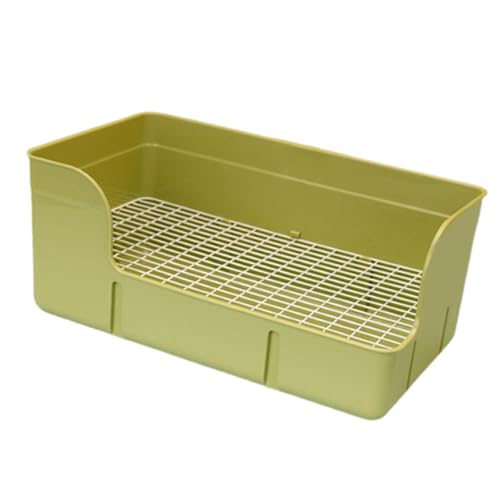 FytStycale Kaninchen Urinal Tablett für Käfige Und Tiere, Toilettenbox, GrÜn von FytStycale