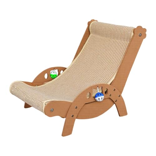 FytStycale Katzen-Sessel aus Sisal, tragbares Möbelstück mit Kratzbrett für kleine Tiere, XL FytStycale Katzen-Sessel aus Sisal, tragbares Möbelstück mit Kratzbrett für kleine Tiere, XL von FytStycale