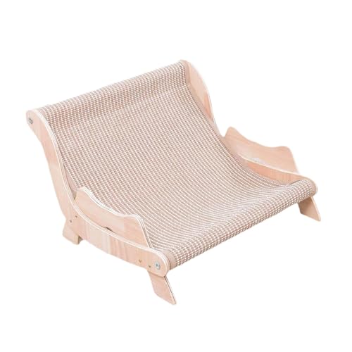 FytStycale Katzenhängemattenstuhl, Liegestuhl für Katzen, Sisal-Kratzbett für den Innenbereich, 50x47x30cm von FytStycale