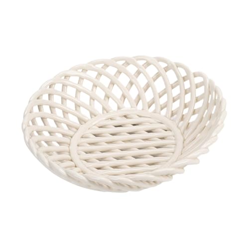 FytStycale Keramikschale für Obst, Vielseitiges Serviertablett für Veranstaltungen Und Versammlungen, 15.5 cm X 15.5 cm X von FytStycale