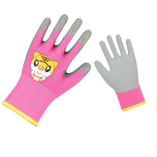 FytStycale Kinder Gartenhandschuhe Als Gärtnerhandschuhe Und Schutzhandschuhe Aus Atmungsaktivem Polyester mit Tiermotiv Sind Spielhandschuhe für Jungen Und Mäd, Rosa FytStycale Kinder Gartenhandschuhe Als Gärtnerhandschuhe Und Schutzhandschuhe Aus Atmungsaktivem Polyester mit Tiermotiv Sind Spielhandschuhe für Jungen Und Mäd, Rosa von FytStycale