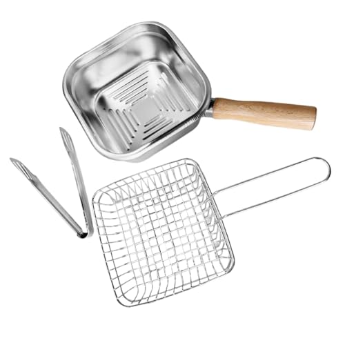 FytStycale Kleiner Fritteusentopf Edelstahl Kochtopf Bratpfanne Quadratisch 2500ml FytStycale Kleiner Fritteusentopf Edelstahl Kochtopf Bratpfanne Quadratisch 2500ml von FytStycale