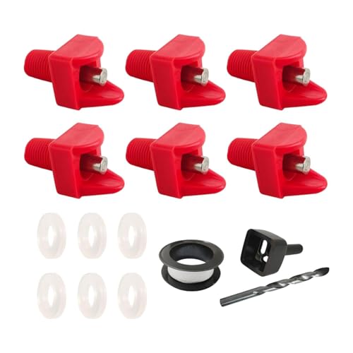 FytStycale Kükenstall Wasserzufuhr mit Hühnernippeln, 6 Stück von FytStycale