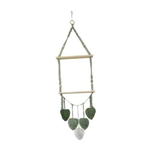 FytStycale Makramee Wandbehang, Schwebendes Regal, Gewebter Wandteppich, Boho Stil, für Bilderrahmen von FytStycale