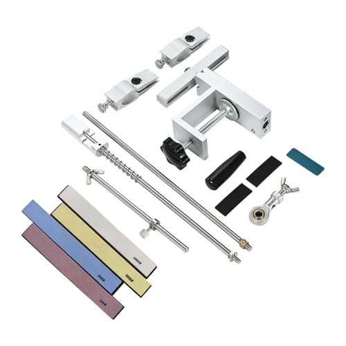 FytStycale Messerschärfgerät für den Haushalt, umklappbarer Mechanismus mit Metallkante und Schleifsteinen, Set A von FytStycale