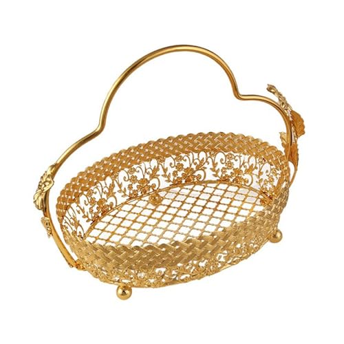FytStycale Metall Obstkorb Obstschale mit Griff Oval für Party Hochzeit Dekor FytStycale Metall Obstkorb Obstschale mit Griff Oval für Party Hochzeit Dekor von FytStycale