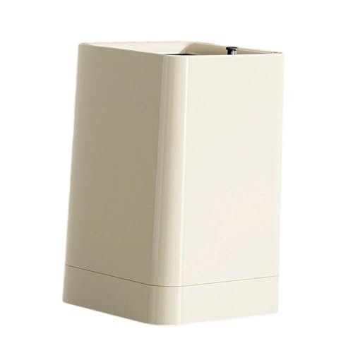 FytStycale Minimalistischer 12 Liter Mülleimer mit 360° Universalrädern Und Offenem Deckel für Zuhause, Hotel, Büro Und Studio, Rechteckig von FytStycale