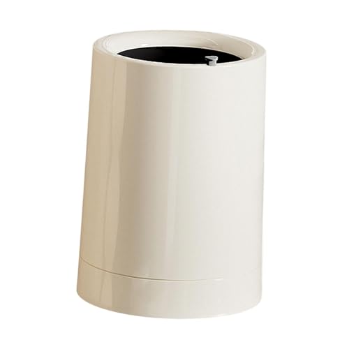 FytStycale Minimalistischer 12 Liter Mülleimer mit 360° Universalrädern Und Offenem Deckel für Zuhause, Hotel, Büro Und Studio, Runden FytStycale Minimalistischer 12 Liter Mülleimer mit 360° Universalrädern Und Offenem Deckel für Zuhause, Hotel, Büro Und Studio, Runden von FytStycale