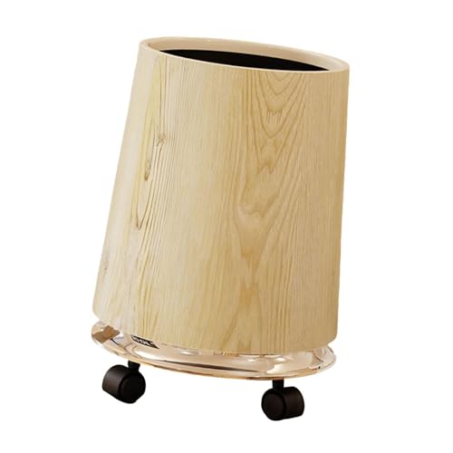 FytStycale Mülleimer Abfallsammler Papierkorb Müllbehälter mit Hoher Kapazität Und Standfester Konstruktion in Ansprechender Holzoptik für Wohnzimmer Und Büro, 24.5 cm X 24.5 cm X FytStycale Mülleimer Abfallsammler Papierkorb Müllbehälter mit Hoher Kapazität Und Standfester Konstruktion in Ansprechender Holzoptik für Wohnzimmer Und Büro, 24.5 cm X 24.5 cm X von FytStycale