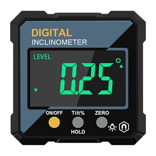 FytStycale Neigungsmesser Cube Clear Display Digital Winkelmessgerät Meter für Zimmerei von FytStycale