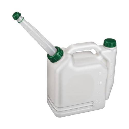 FytStycale Öl Mischflasche Benzin Mischflasche Verhältniskanister Und Dosierflasche Ein Robuster Kraftstoffbehälter Aus für Den Einsatz in Forstwirts, 2l von FytStycale