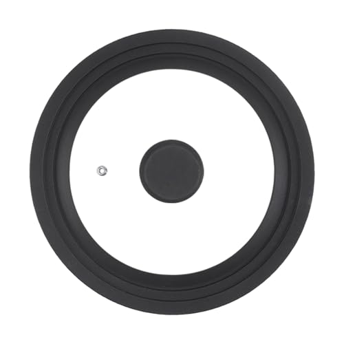 FytStycale Pfannendeckel Topfdeckel Pfannenabdeckung Ersatz Pfannendeckel für Pfannen Töpfe Bratpfannen Wok, Schwarz 21cm von FytStycale