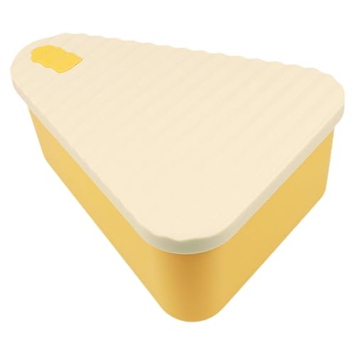 FytStycale Pizza Aufbewahrungsbox Dreiecksdose Auslaufsicherer Behälter mit 3 Seiten Verriegelung Und Silikonabdichtung Wiederverwendbarer Vorra, L Beige Yellow FytStycale Pizza Aufbewahrungsbox Dreiecksdose Auslaufsicherer Behälter mit 3 Seiten Verriegelung Und Silikonabdichtung Wiederverwendbarer Vorra, L Beige Yellow von FytStycale