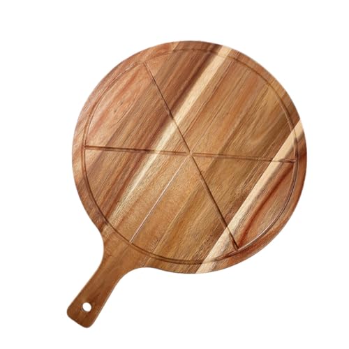 FytStycale Pizzabrett, Schneidebrett Aus Holz, Snackteller, Utensilien Zur Lebensmittelzubereitung, Doppelseitiger Pizzaschieber mit Griff für Brot, Fleisch, Wür FytStycale Pizzabrett, Schneidebrett Aus Holz, Snackteller, Utensilien Zur Lebensmittelzubereitung, Doppelseitiger Pizzaschieber mit Griff für Brot, Fleisch, Wür von FytStycale