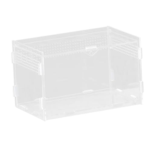 FytStycale Reptilienzuchtbox Terrarium Gehege Brutbehälter Schildkrötenbehälter Aus Acryl Wasserdicht Versiegelt für Die Haltung Und Den Transport von Amphibien, 20x12x12cm FytStycale Reptilienzuchtbox Terrarium Gehege Brutbehälter Schildkrötenbehälter Aus Acryl Wasserdicht Versiegelt für Die Haltung Und Den Transport von Amphibien, 20x12x12cm von FytStycale