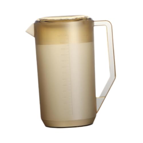 FytStycale Saftkrug mit Waage für Den Heimgebrauch Und Zum Servieren auf Partys, 2400ml Braun von FytStycale