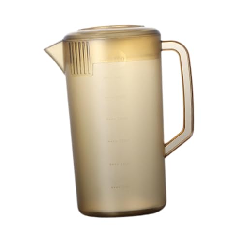 FytStycale Saftkrug mit Waage für Den Heimgebrauch Und Zum Servieren auf Partys, 3500ml Braun von FytStycale