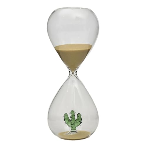 FytStycale Sanduhr, Mehrzweck Sanduhr Aus Glattem Glas, Heimdekoration, 15 Minuten, Sanduhr von FytStycale