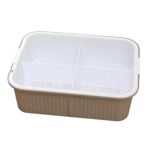 FytStycale Schildkrötenbecken mit Doppelschicht Drainage Futterbehälter Ruheplattform Badezone für Reptilien Aus Widerstandsfähigem Pp Material für Terrarien, Weiß FytStycale Schildkrötenbecken mit Doppelschicht Drainage Futterbehälter Ruheplattform Badezone für Reptilien Aus Widerstandsfähigem Pp Material für Terrarien, Weiß von FytStycale