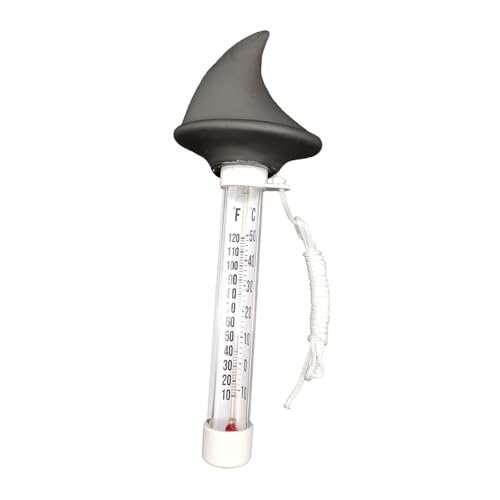 FytStycale Schwimmendes Poolthermometer Wassertemperatur mit Schnur Multifunktions Hai von FytStycale