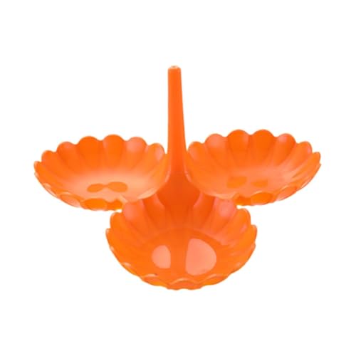 FytStycale Servierschüssel für Obst Und Desserts auf Der Arbeitsplatte, Stapelbares Design, Orange von FytStycale
