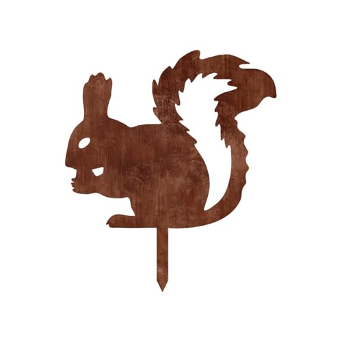 FytStycale Squirrel Gartenstecker Gartendekoration Metallische Tierfigur Wetterfeste Skulptur Aus Eisen mit Realistischem Aussehen für Außenbereich Terrasse Gar FytStycale Squirrel Gartenstecker Gartendekoration Metallische Tierfigur Wetterfeste Skulptur Aus Eisen mit Realistischem Aussehen für Außenbereich Terrasse Gar von FytStycale