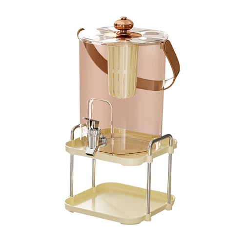 FytStycale Stand Getränkekrug mit Zapfhahn für Fruchtgetränke, Roségold von FytStycale