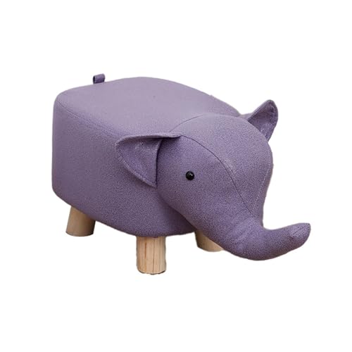 FytStycale Tier Fußhocker Elefant Geformt Niedlich Gepolstert Kissen Gepolstert Ottomane von FytStycale