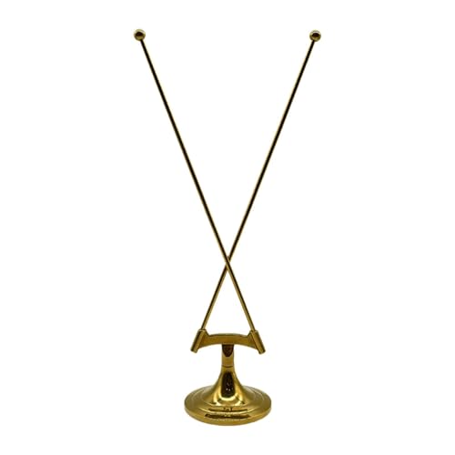 FytStycale Tisch Flaggenhalter, Stabiler Fahnenmastständer Aus Metall für Verschiedene Anlässe, Gold FytStycale Tisch Flaggenhalter, Stabiler Fahnenmastständer Aus Metall für Verschiedene Anlässe, Gold von FytStycale